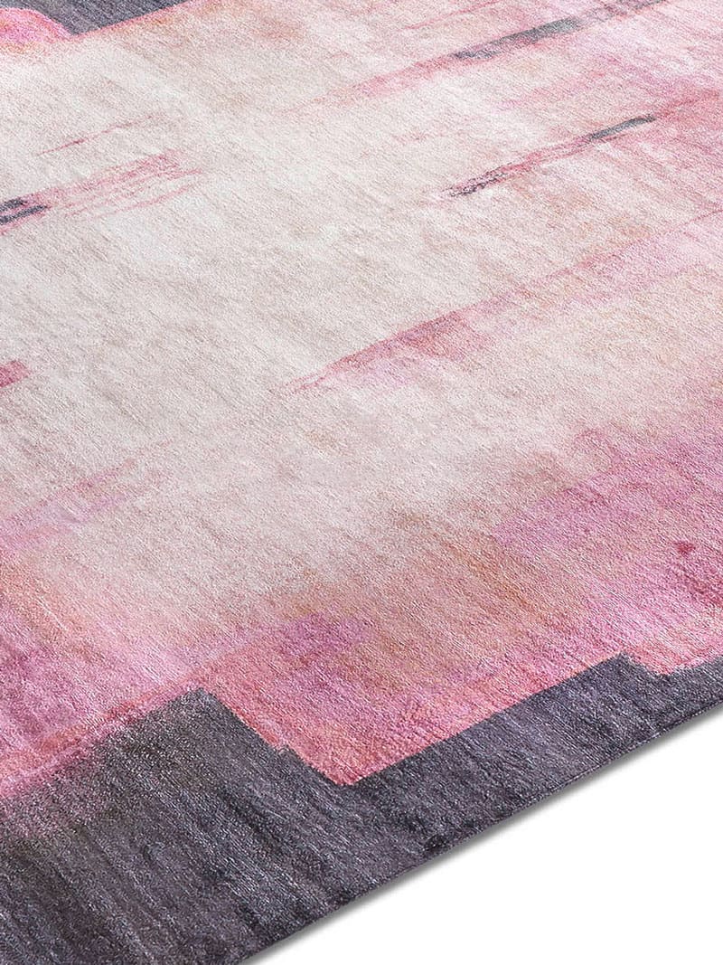 Tappeto Tessuto Esagono Rosa | Misura: 183 × 274 cm
