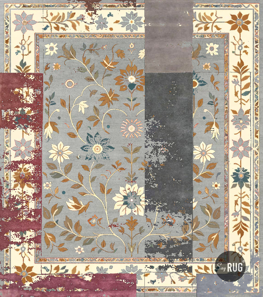 Tappeto Chennai Grigio Geometrico