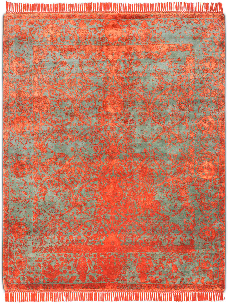 Tappeto Lusso Ruggine Rossa | Misura: 140 × 210 cm