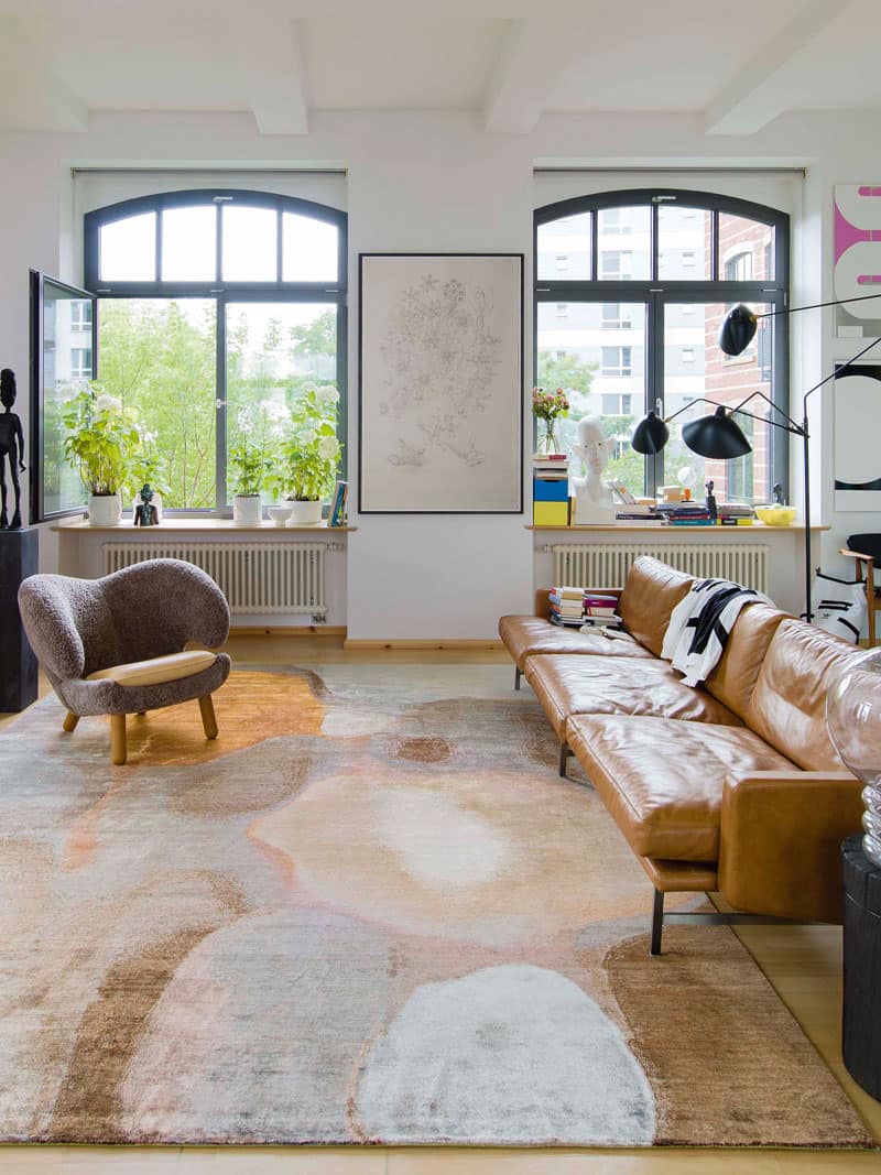 Tappeto Lusso Rame/Malva | Misura: 170 × 240 cm