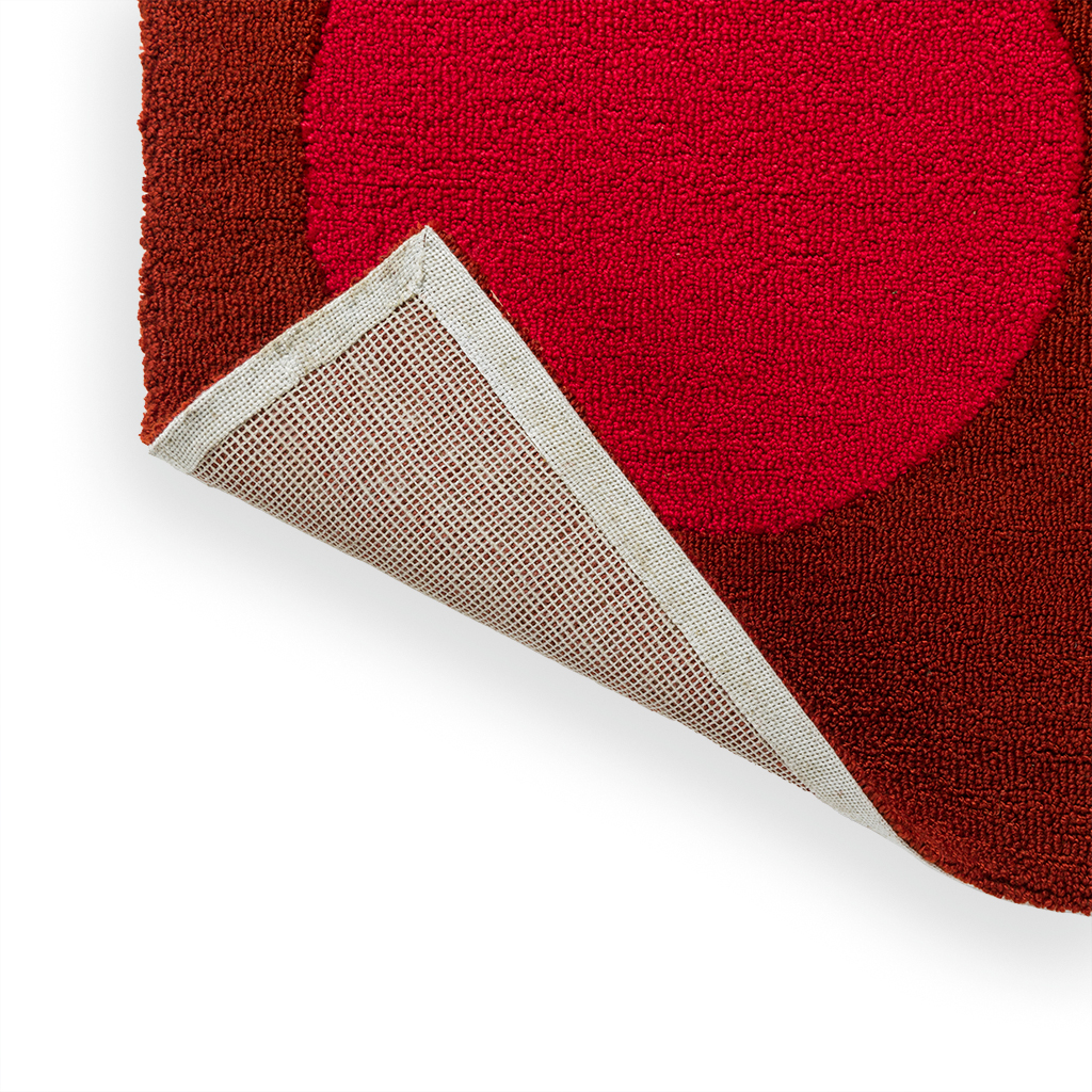 Tappeto Habitat Festival Dots Rosso Per Esterni | Misura: 140 × 200 cm