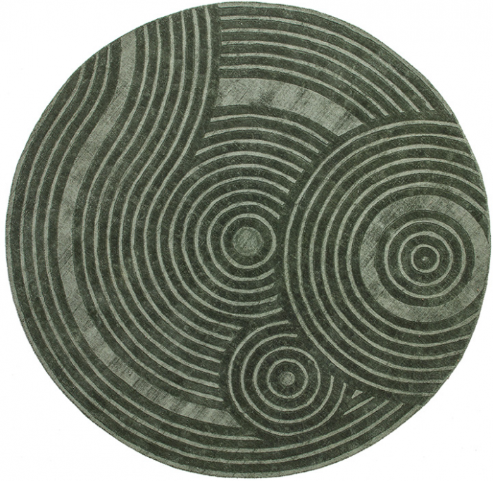 Tappeto Designer Moderno Verde