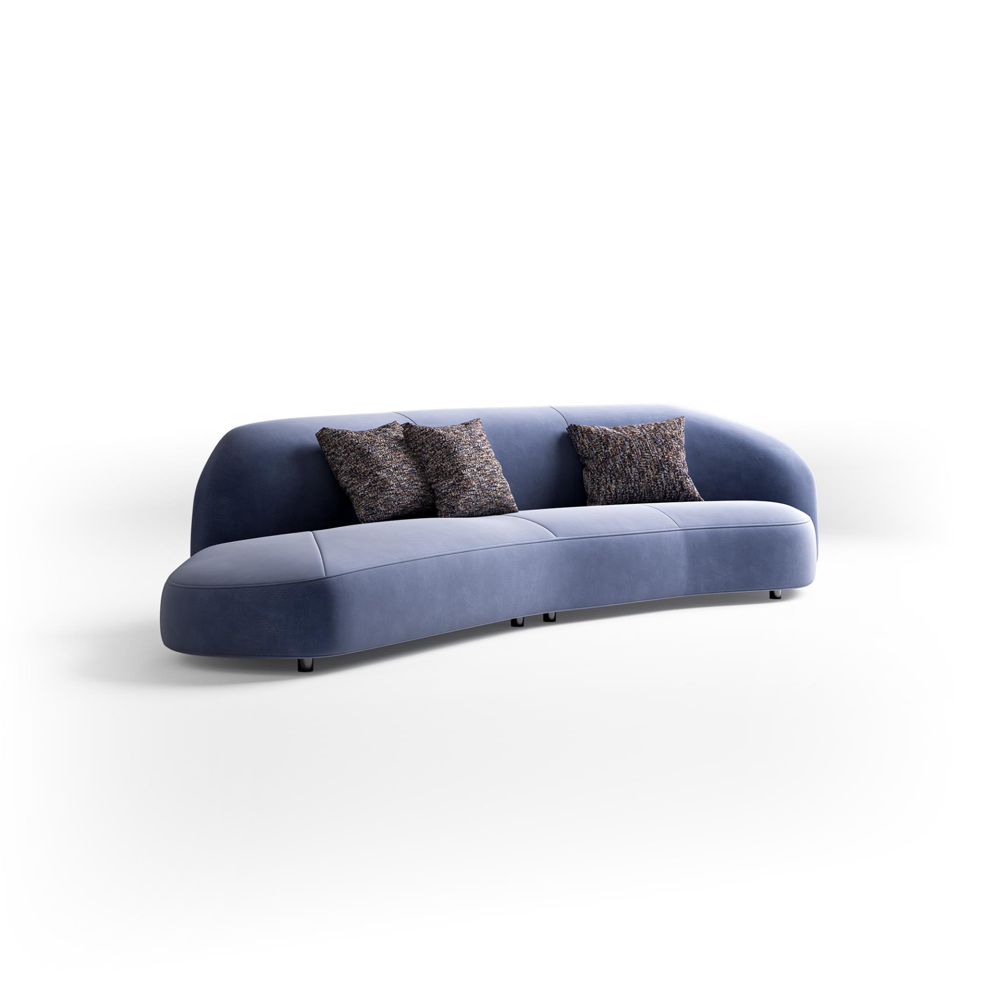 Divano Italiano Contemporaneo | Rivestimento: Leather type B
