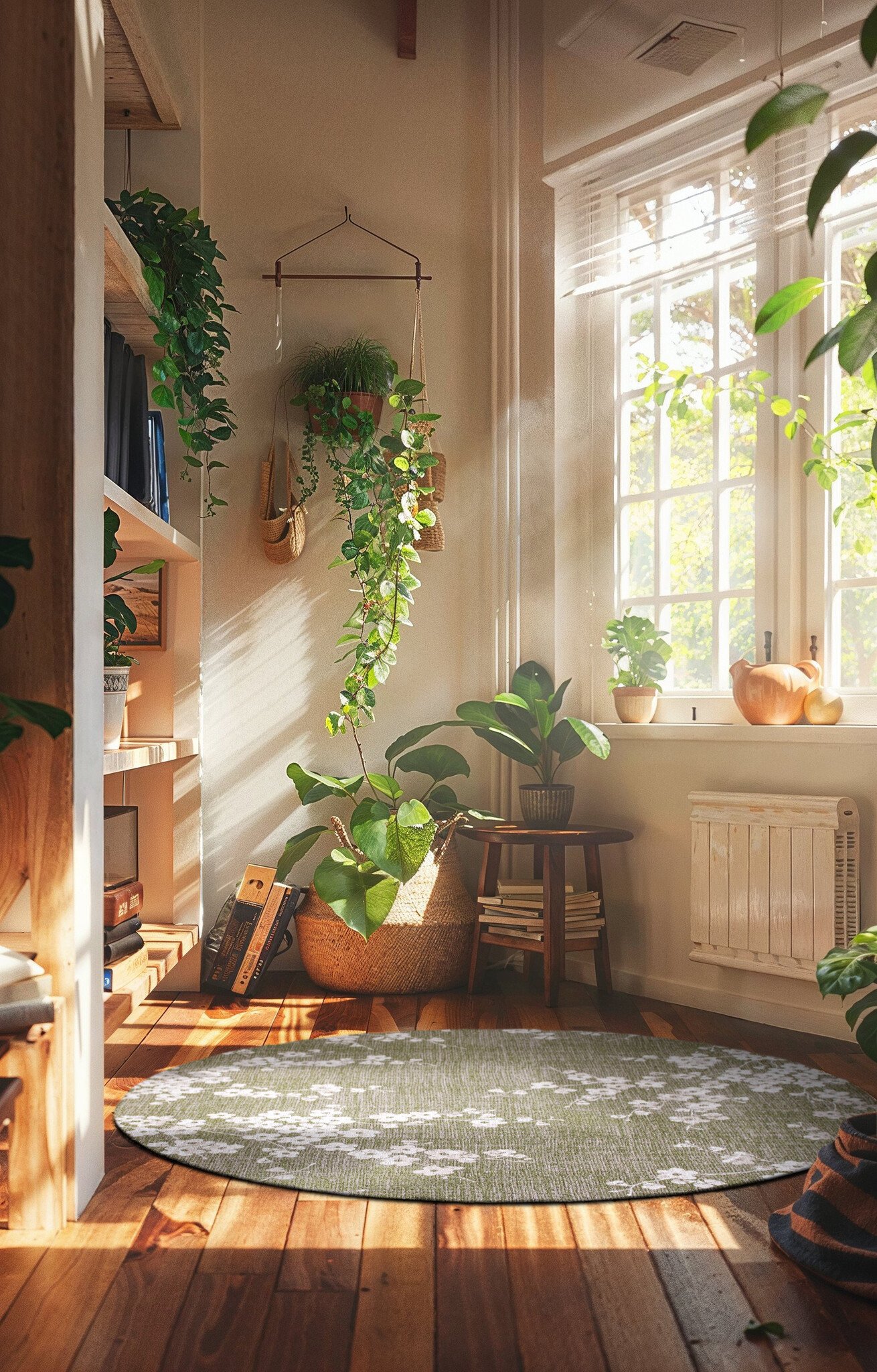 Tappeto Rotondo Wet Garden 9372 | Misura: Ø 240 cm