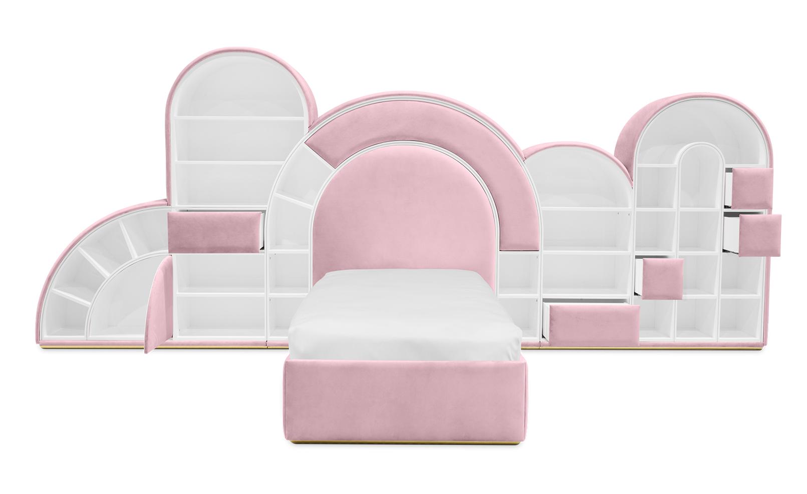 Letto Per Bambini Bubblegum Marshmallow Pink