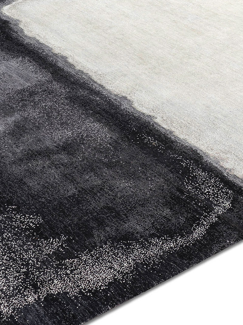Tappeto Tessuto Bianco Grigio | Misura: 183 × 274 cm