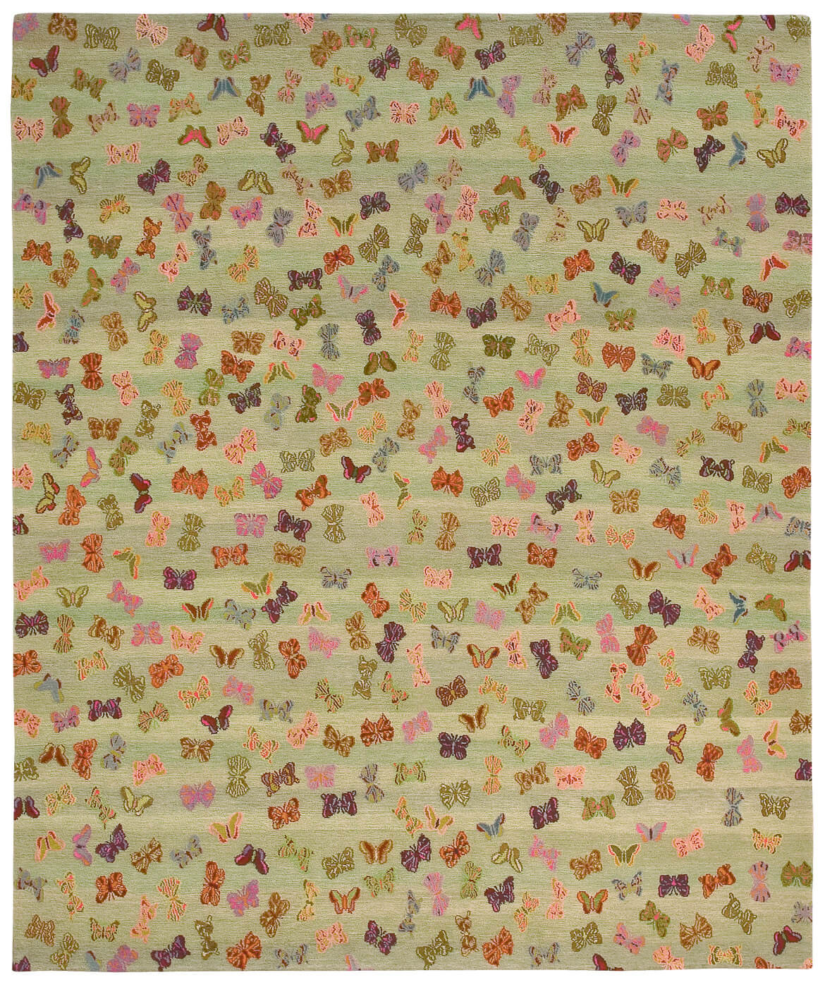 Tappeto Little Butterfly Verde