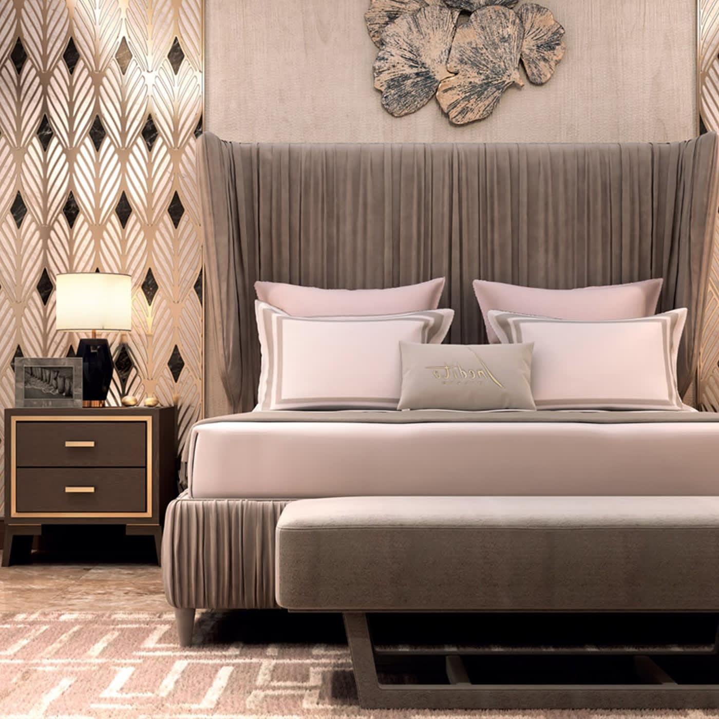 Comodino in Legno Italiano Hamptons