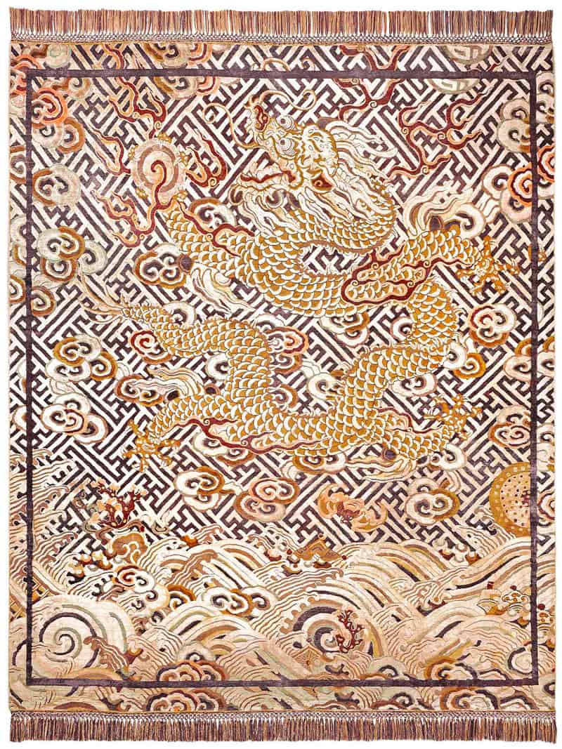 Tappeto Annodato Dragon | Misura: 170 × 240 cm