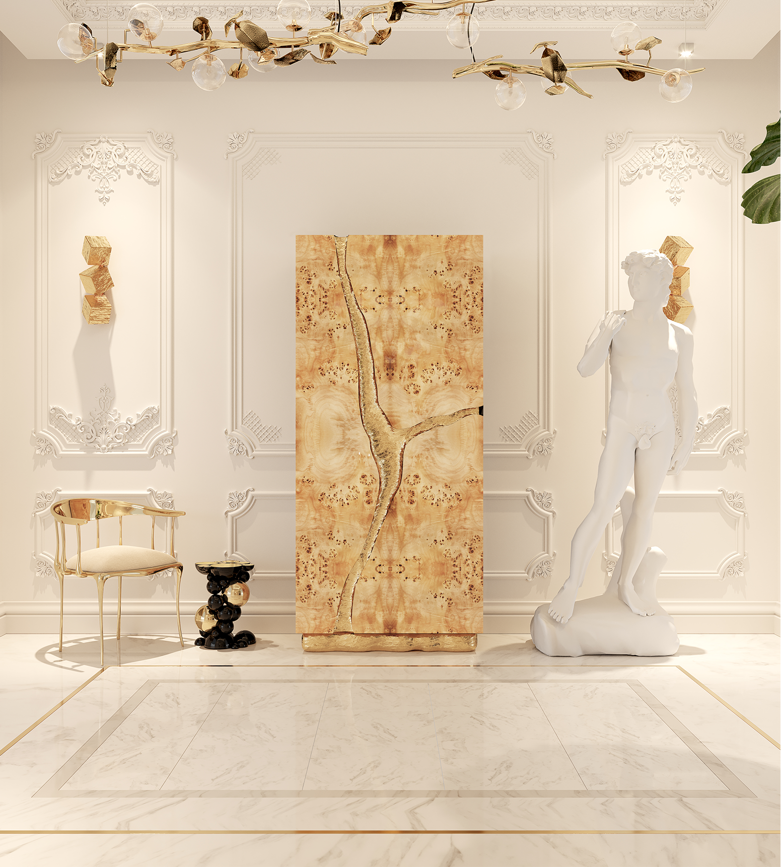 Mobile in Pioppo Fissure Mobile in Pioppo Fissure