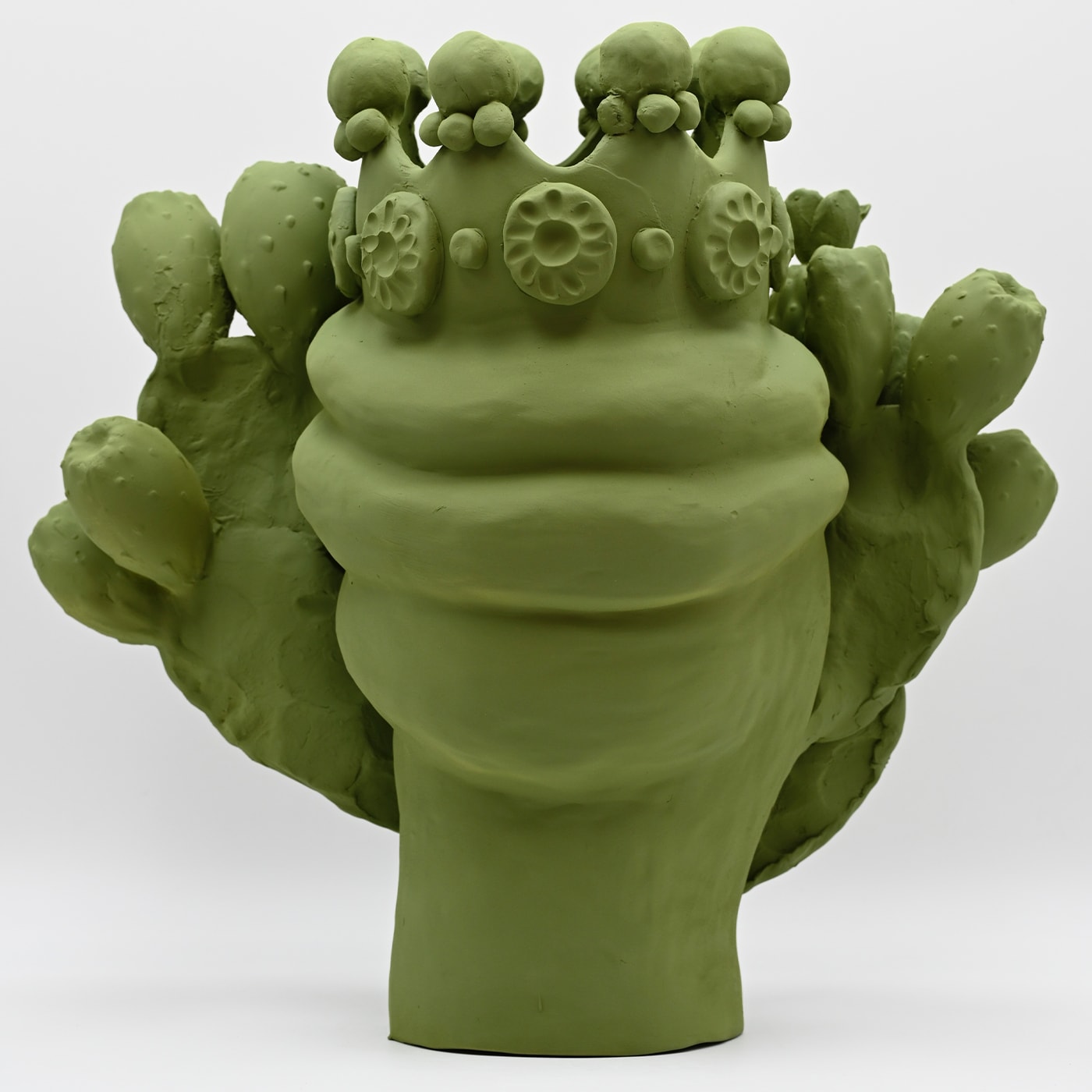 Testa di Moro Verde Artigianale Scultura Testa di Moro Verde Artigianale Scultura