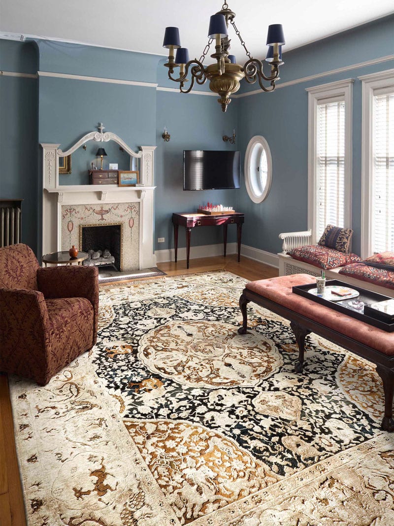 Tappeto Lusso Oro Annodato