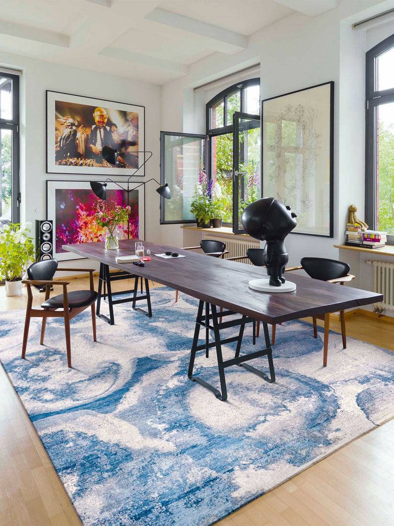 Tappeto Lusso Fatto a Mano Splash Galileo | Misura: 122 × 183 cm