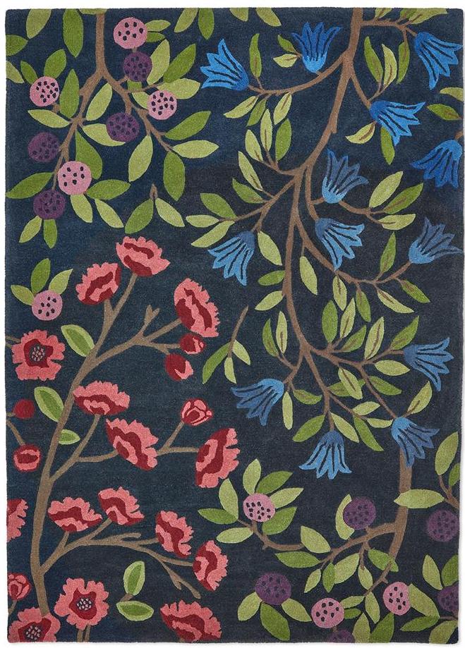Tappeto Foraging Indigo