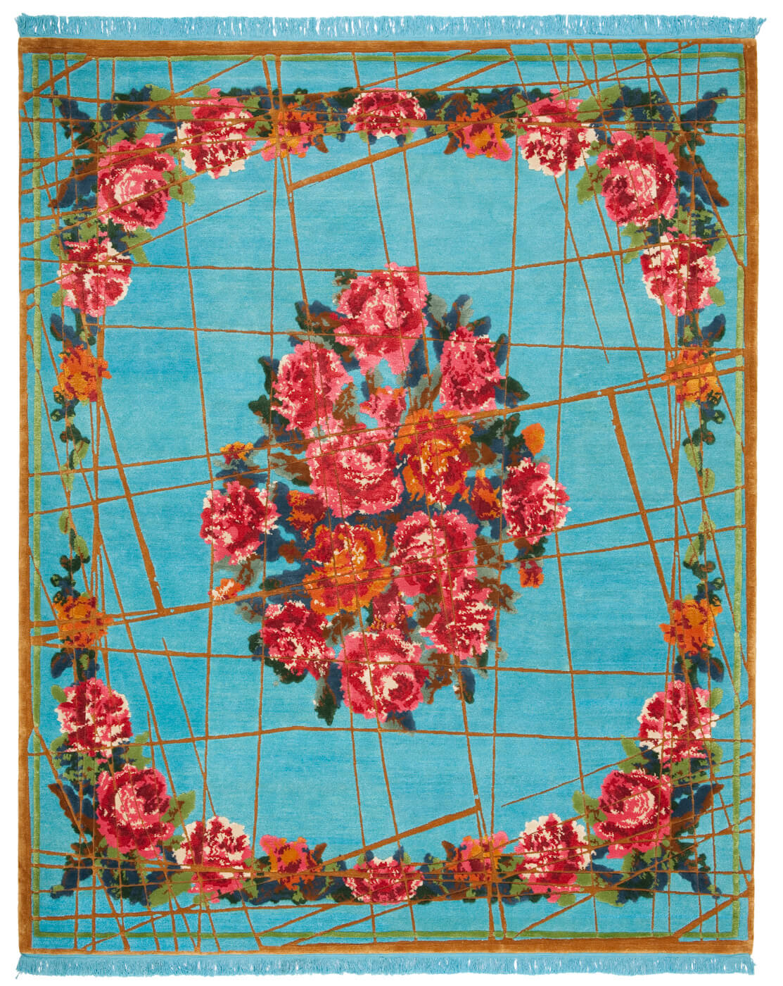 Tappeto Sofianka Wrapped Sibirianblu Oro