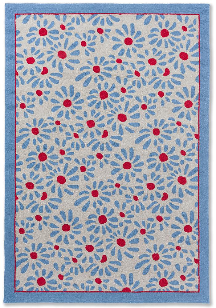 Tappeto da Esterno Azzurro Margherita | Misura: 200 × 280 cm