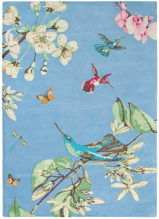 Tappeto Colibrì Blu 37808 | Misura: 120 × 180 cm
