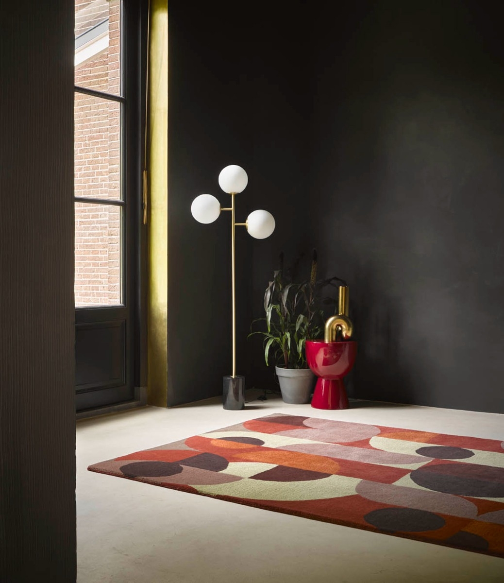Tappeto Decor Cosmo Rosso Verde Chiaro 95203