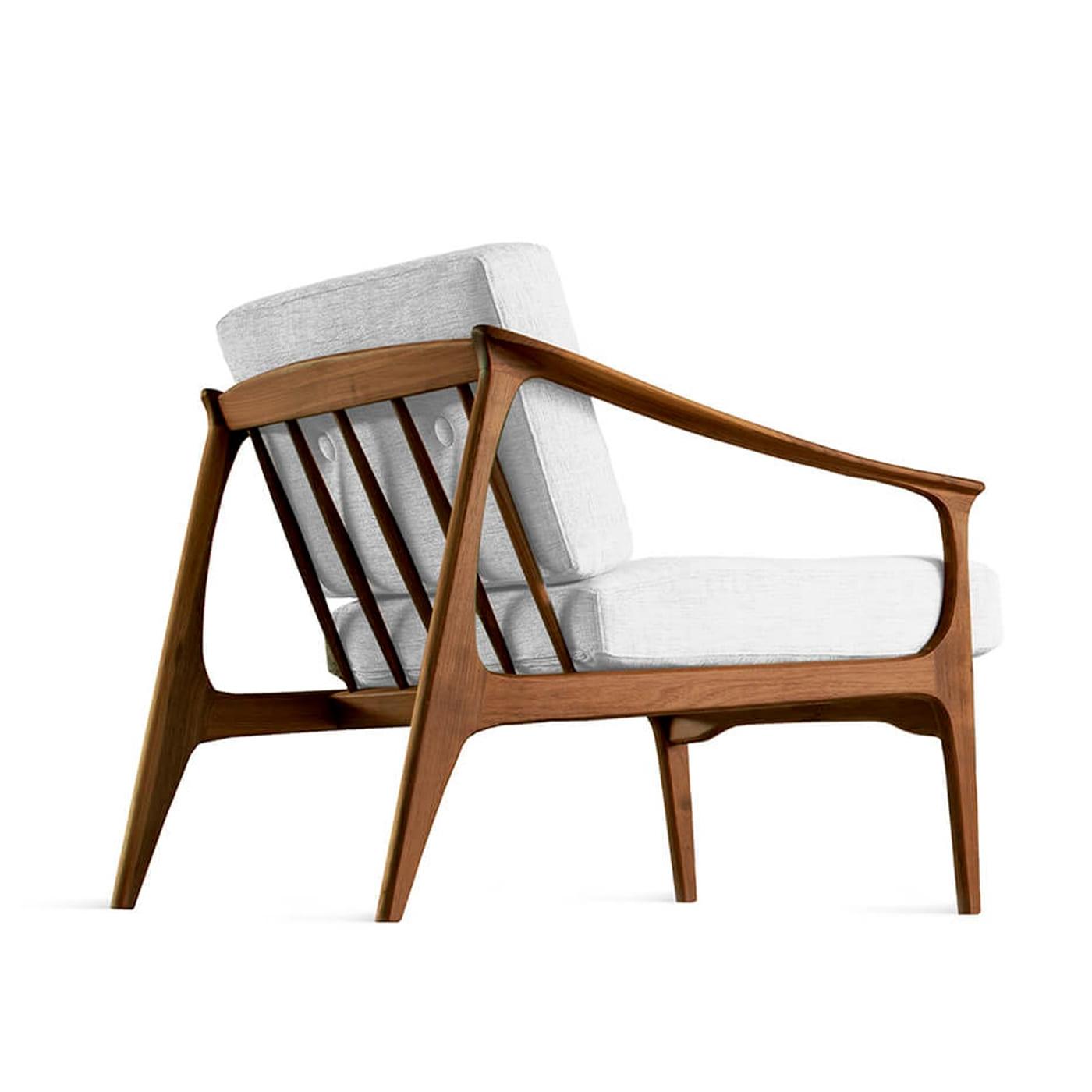 Poltrona Rovere Naturale Quiete | Colore: Linen BEL-LINO G077 11