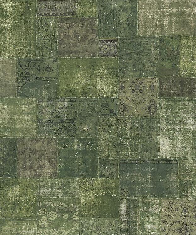 Tappeto Patchwork Verde