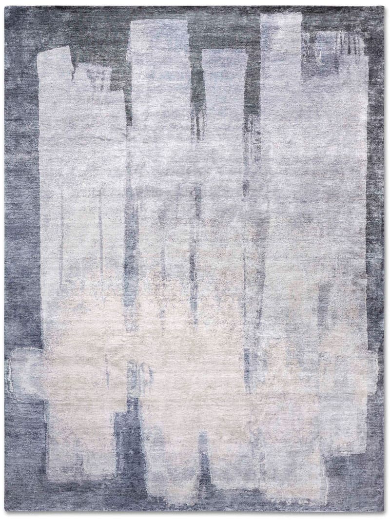 Tappeto Tessuto Grigio Argento | Misura: 183 × 274 cm