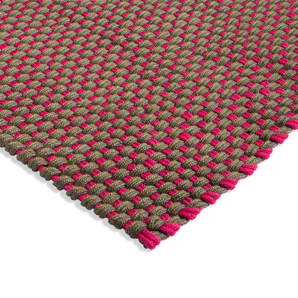 Tappeto Lace Tricolore Timo/Grigio/Rosa Per Esterni | Misura: 140 × 200 cm