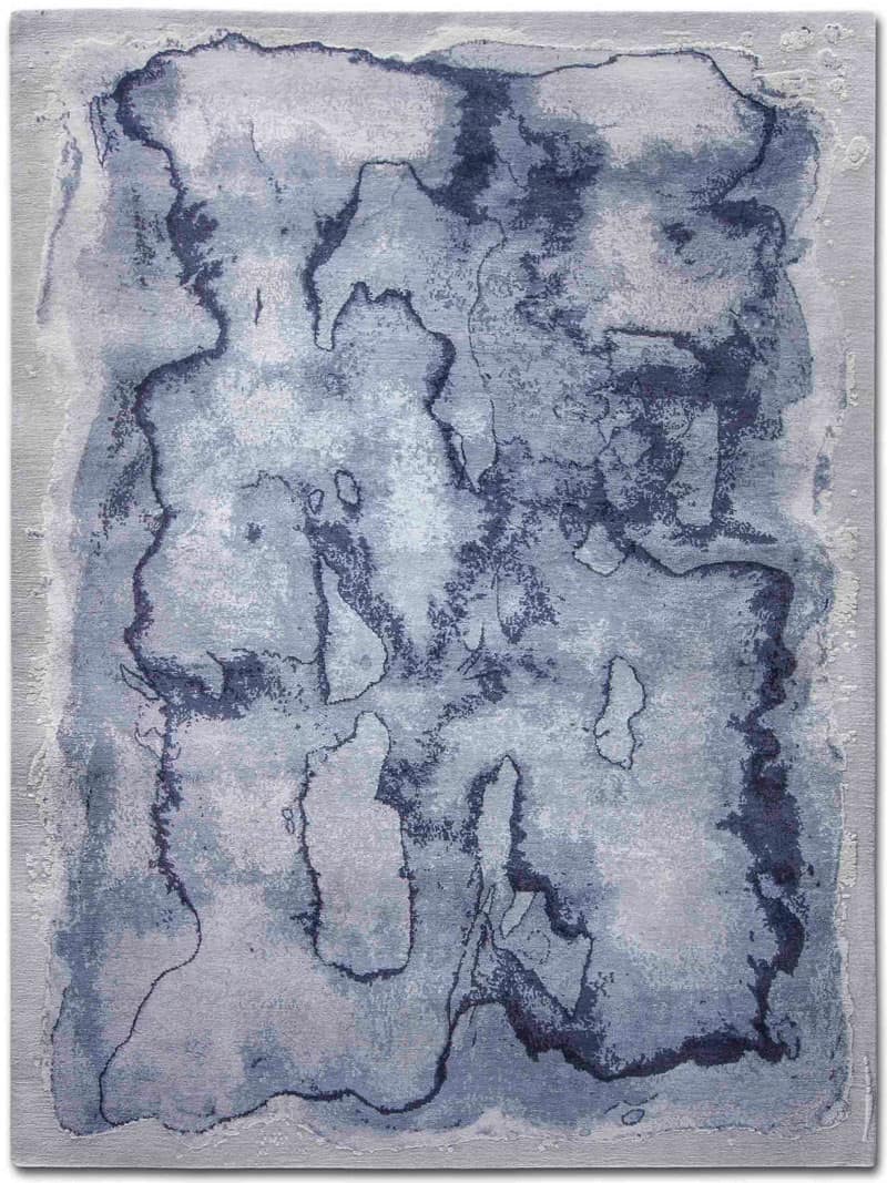 Tappeto Lusso Mono Blu