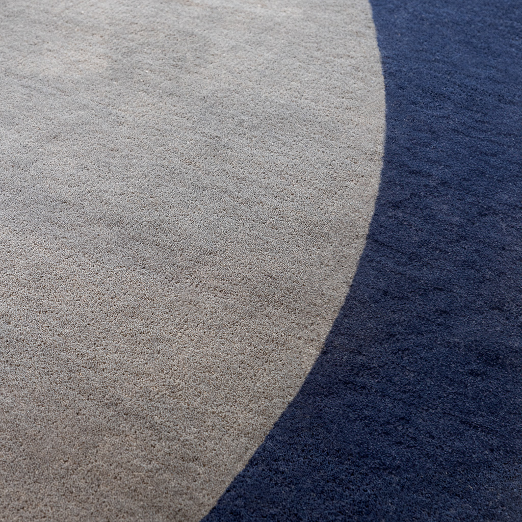 Tappeto Elemento Arp Blu