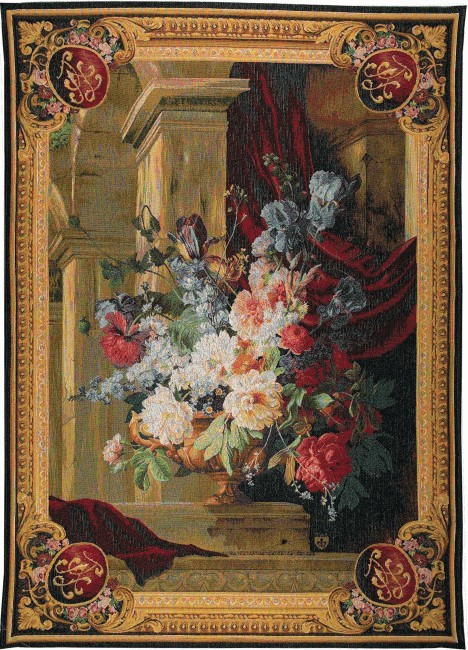 Arazzo Architettura Verticale di Fiori | Misura: 85 × 110 cm