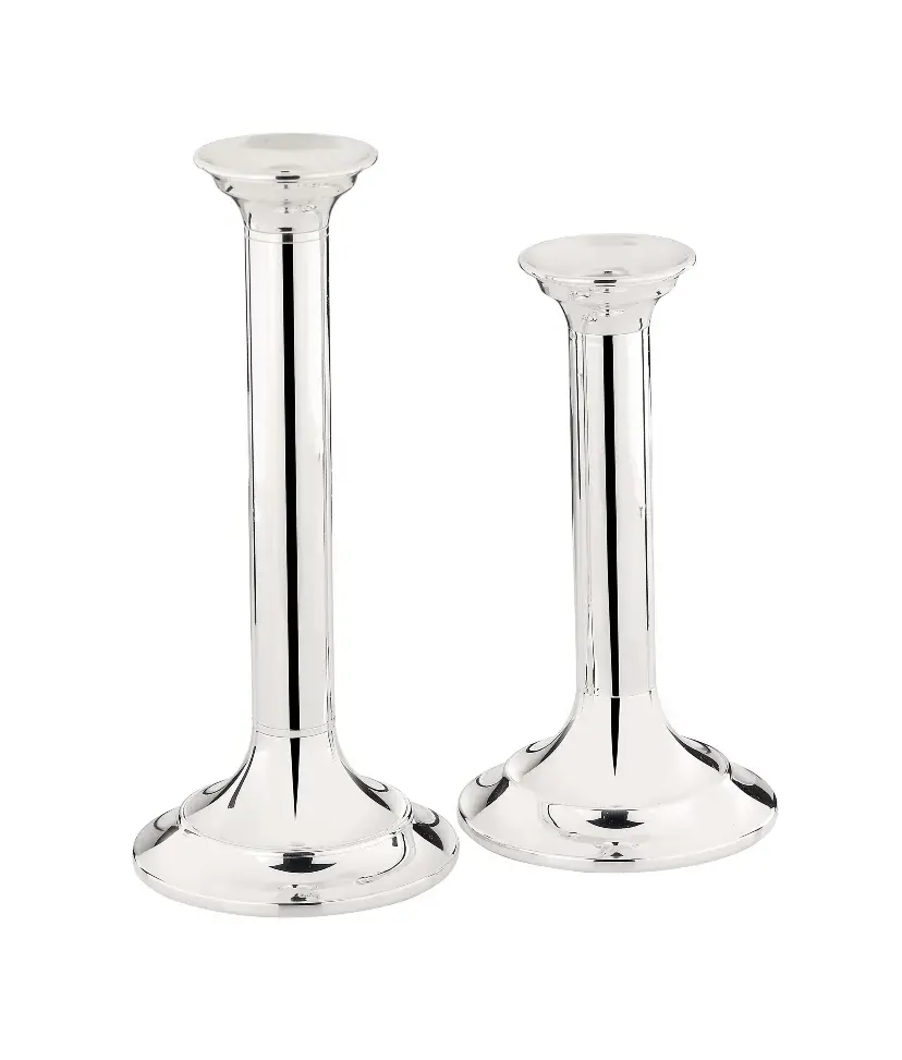 Candeliere Column In Argento | Dimensioni: Height 22 cm