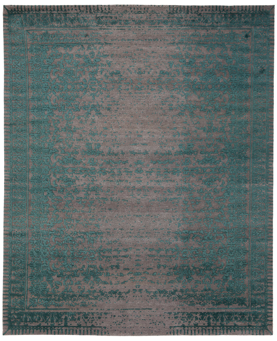 Tappeto Ferrara Stomped Reverse Grigio Blu