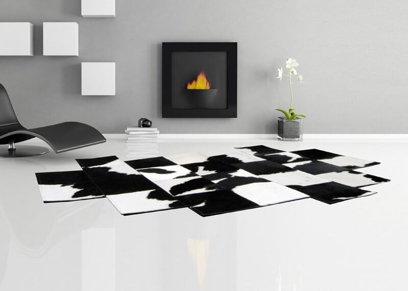 Tappeto Pixel Black & White | Misura: 115 × 163 cm
