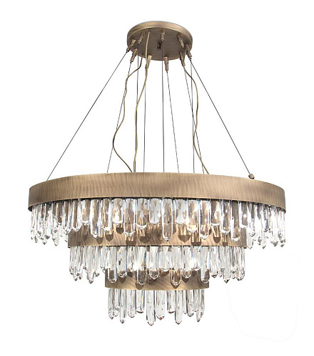 Lampadario Cascate di Ottone
